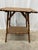 Antique Bamboo 2 Tiered Table With Original Rattan. For Sale - Image 4 of 4