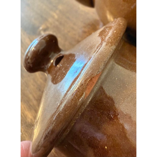 Brown Betty Redware Teapot For Sale - Image 6 of 12