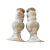 Folk Art Monumental Vintage Terracotta Candlesticks Raised Rose Relief 15 Inch Pair For Sale - Image 3 of 15