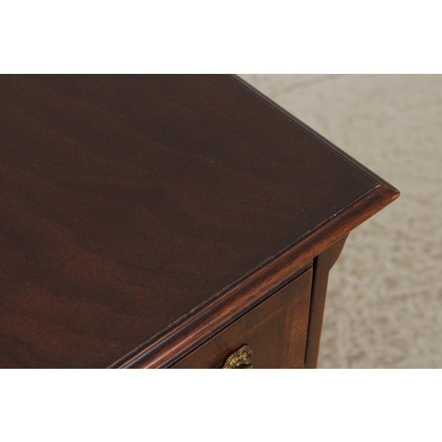 Brown Kindel Mahogany Chippendale Style Nightstand For Sale - Image 8 of 12