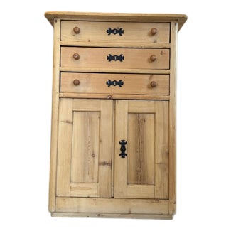 Rustic Chest of Drawers in Softwood, 1890s For Sale