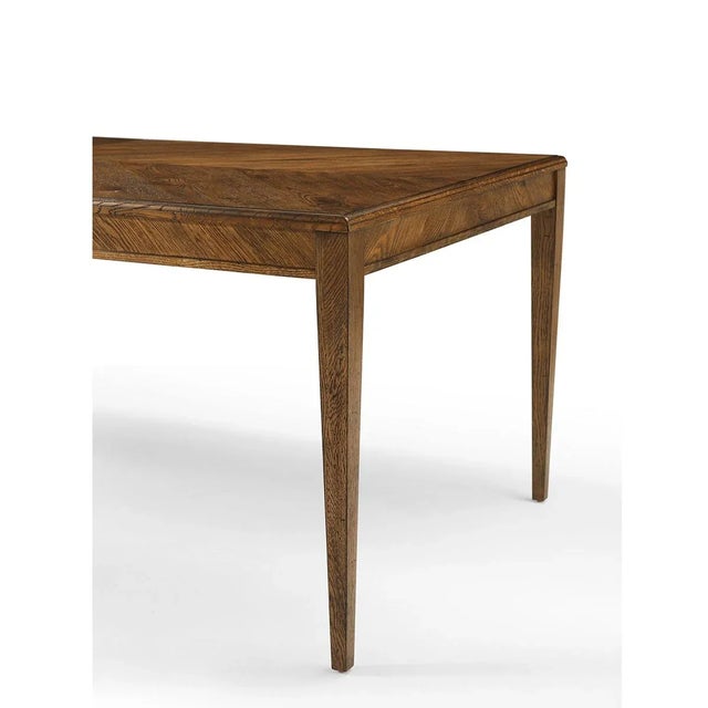 Wood Oak Extension Dining Table For Sale - Image 7 of 7