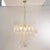 Mid-Century Modern Vintage Petal Suspension Lamp in Murano Glass, Italy For Sale - Image 3 of 13