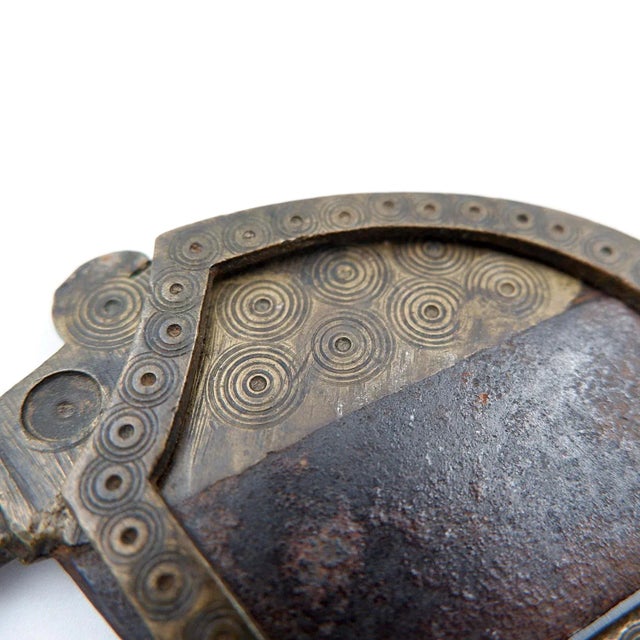 Brass Betel Nut Cutter with Chiseled Decoration, India For Sale - Image 5 of 11