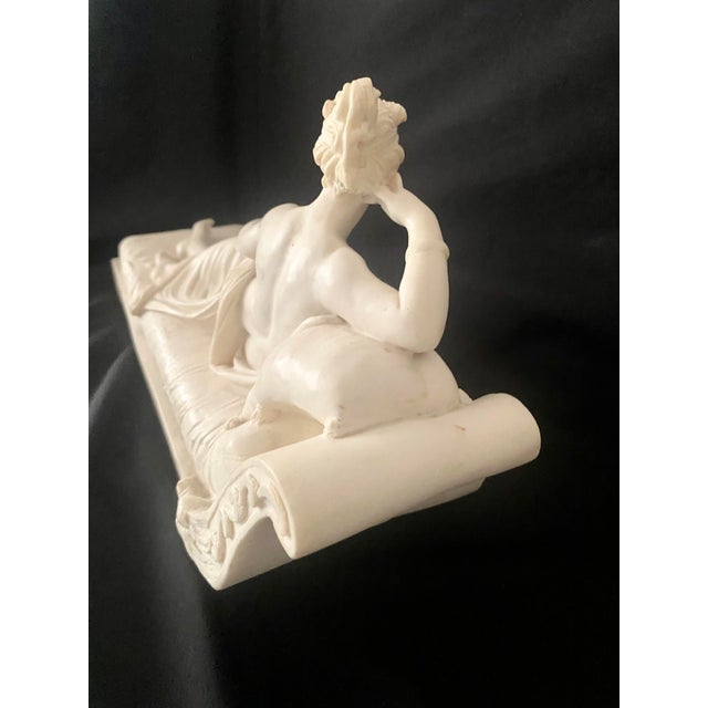 Mid 20th Century Sculpture by Amilcare Santini Depicts Pauline Bonaparte Borghese Sister of Napoleon Bonaparte. For Sale - Image 15 of 17