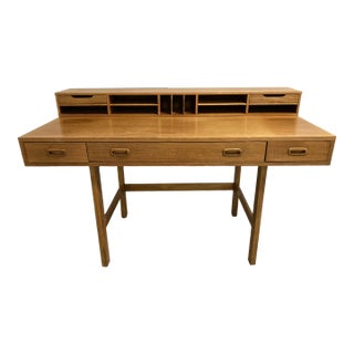 1980's Peter Løvig Nielsen Style Writing Desk and Chair for Scova by Dixie For Sale