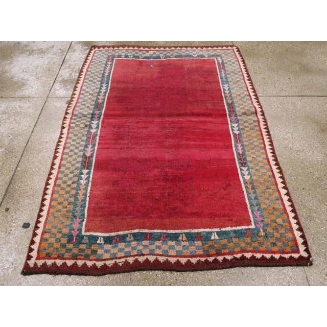 Galerie Shabab Collection Antique Persian Gabbeh Rug For Sale - Image 4 of 9