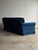 1970s Vintage Blue Corduroy Sofa With Rolled Arms For Sale - Image 13 of 18