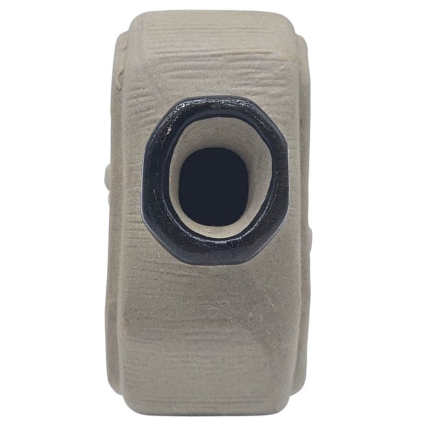 Mid 20th Century Takahashi Japan Mid-Century “Lion” Bud Vase – Handcrafted Ceramic, 4.25” For Sale - Image 5 of 7