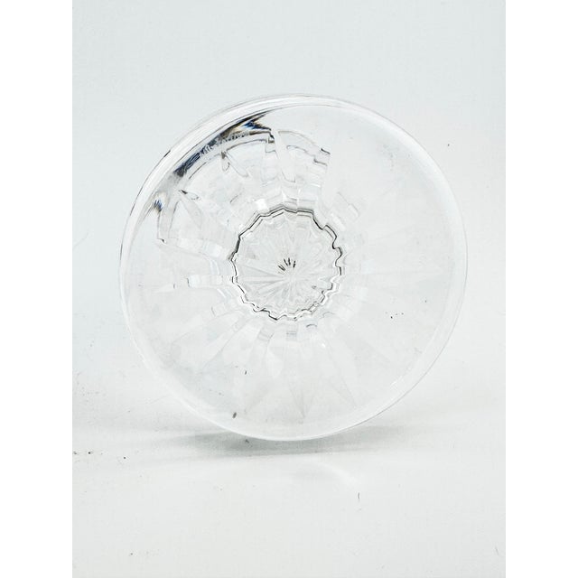 Late 20th Century Vintage Waterford Cut Crystal Taper Candlestick Holders-a Pair For Sale - Image 5 of 6