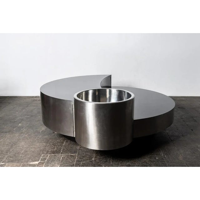 Stunning, iconic, glamorous and very rare rotating cocktail table “Harry’s Bar” designed by Massimo Papiri for atelier...