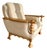 Mid Century Danish Brutalist Henning Kjaernulf Style Oak Lounge Chair For Sale