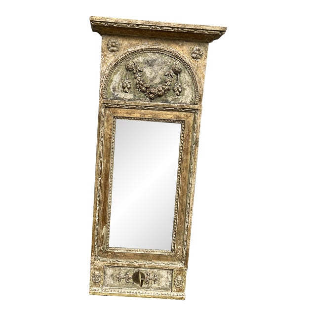 Mid 18th Century Swedish Trumeau Mirror For Sale