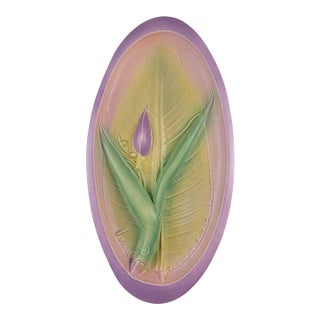 Paul Wunderlich for Rosenthal "Strelizia" Limited Edition Porcelain Wall Relief For Sale