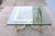 1970s 1970s Hollywood Regency Brass and Glass Square Coffee Table For Sale - Image 5 of 13
