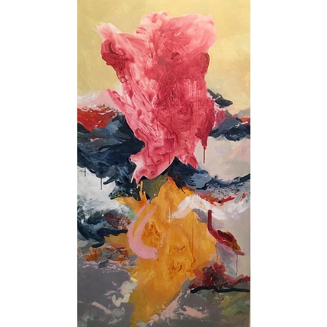"Love" Acrylic Painting on Canvas 2018 For Sale