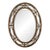 Friedman Brothers Large Gold Frame Oval Mirror For Sale