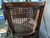 Vintage Traditional Cane Barrel Back Accent Armchair For Sale - Image 10 of 12