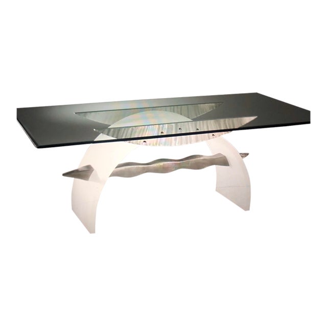 Joseph Galvan- Serpiente Dinning Lucite Table, Mid- Century For Sale