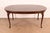 Wood Thomasville Queen Anne Mahogany Extension Dining Table, Newly Refinished For Sale - Image 7 of 16