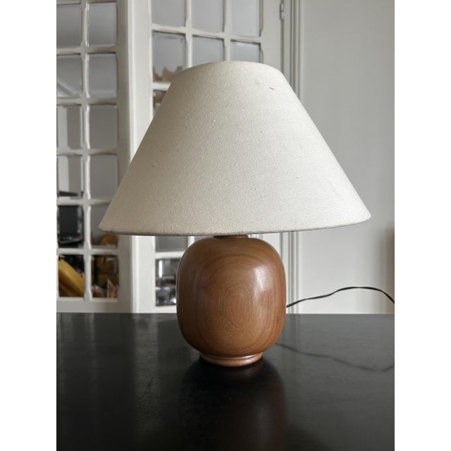 Wooden Table Lamp, 1960s For Sale - Image 4 of 12
