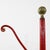 Red Metal Freestanding Coat Rack with Curved Hooks For Sale - Image 3 of 8