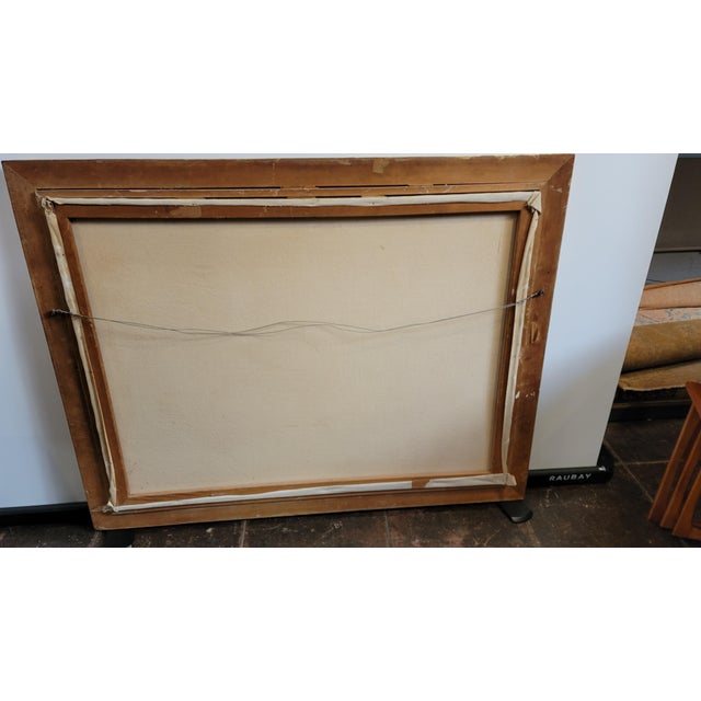 1900s Large Antique Oil Painting of Clipper Ship For Sale - Image 4 of 7