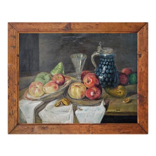 Still Life with Fruit, Late 1800s, Painting, Framed For Sale