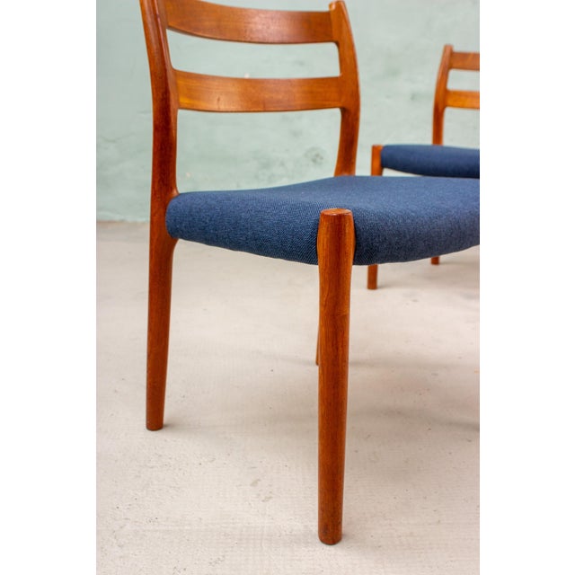Danish Model No. 84 Chairs in Teak by Niels Otto Möller, 1960s, Set of 2 For Sale - Image 14 of 18