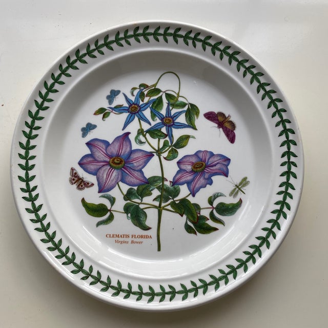 1990s Portmeirion Botanic Garden Dinner Plate Chairish