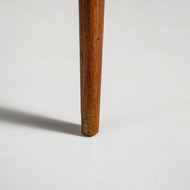 Wood 1960-1969 France Rich Walnut Brown Walnut Console Table For Sale - Image 7 of 11