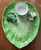 The Mane Lion- Italian Faience Lily Pad/Frog Platter For Sale - Image 9 of 9