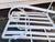 Vintage 1960s White Wrought Iron Cantilever Lounge Chair For Sale In Boston - Image 6 of 10