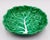 1940s 1940s Bordallo Pinheiro Cabbage Leaf Bowl Pressed Frog Mark Portugal Majolica 9" For Sale - Image 5 of 7