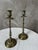 Gilt Brass Candlesticks, 1920s, Set of 2 For Sale - Image 3 of 11