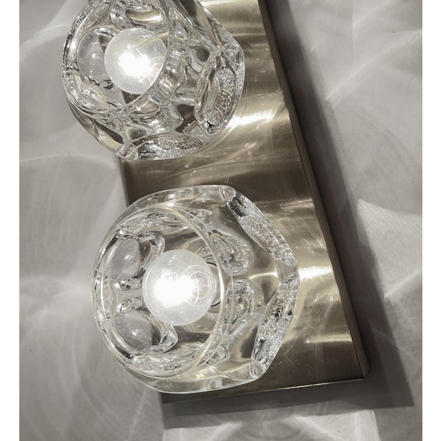 Large Space Age Glass Sconces from Peill & Putzler, 1970s, Set of 2 For Sale - Image 14 of 18