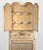 Off-white Vintage Italian Venetian Hand Painted Secretary Desk W/ Bookcase Top For Sale - Image 8 of 17
