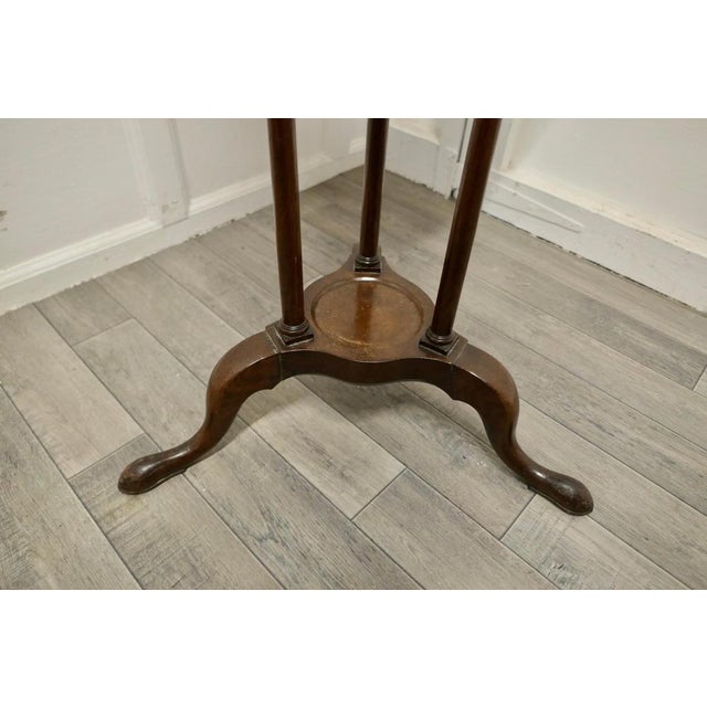 Tilt Top Wine Table with Drawers Under, 1880s For Sale - Image 6 of 13