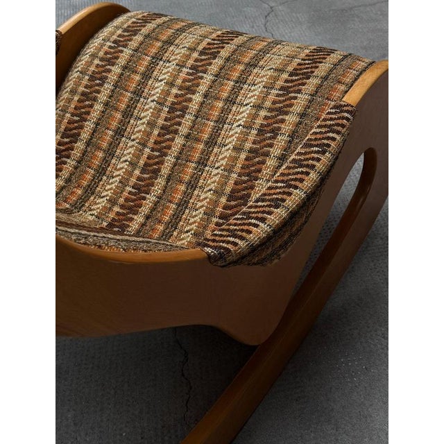 Vintage Rocking Chair in Beech Wood and Bouclé from Casala, Germany, 1960s For Sale - Image 6 of 17