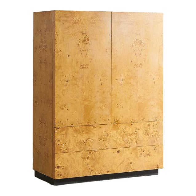 Olive Burlwood Armoire by Dillingham Furniture Chairish