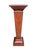 High Quality pedestal with beautiful inlaid woods, and brass trim work. Stunning accent piece to add elegance to any room....