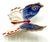 Japanese Antique Petite Japanese Meiji Period Imari Porcelain Butterfly For Sale - Image 3 of 7