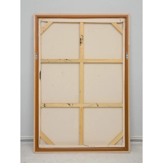 Textile Monica Perez "Boundry" Original Acrylic Painting on Canvas 2021 For Sale - Image 7 of 7