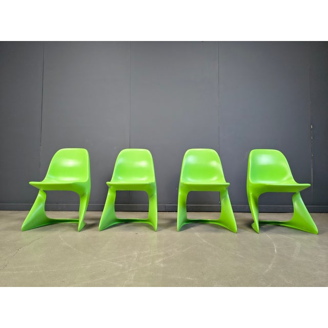 Casala Casalino Dining Chairs by Alexander Begge for Casala, 1970s, Set of 4 For Sale - Image 4 of 11
