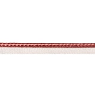 Schumacher Gustave Silk Lip Cord Wide Trim In Coral For Sale
