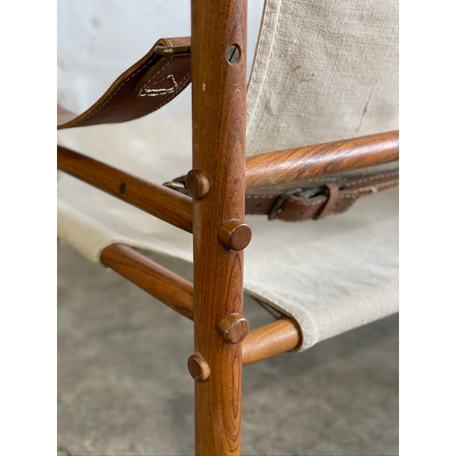 Arne Norell Sirocco Safari Chairs Scandinavian Modern - A Pair For Sale - Image 12 of 18