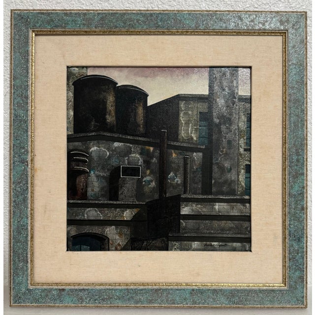 Tonino Caputo, Oil Painting Italian Cityscape Rome Architecture Tonino Antonio Caputo For Sale
