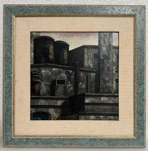 Tonino Caputo, Oil Painting Italian Cityscape Rome Architecture Tonino Antonio Caputo