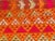 Antique Phulkari Wedding Shawl, Orange Silk Embroidery on Cotton For Sale - Image 9 of 13