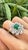 Set in 18k Gold, 2.48 Carats, Natural Zambian Emerald & Rose Cut Diamonds Ring, Size 6.5 For Sale - Image 6 of 9